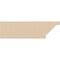 Ekena Millwork 2in. W x 8in. H x 28in. L Burlington Woodgrain TimberThane Rafter Tail, Primed Tan RFTUR02X08X28BURRCPR - alternate 4